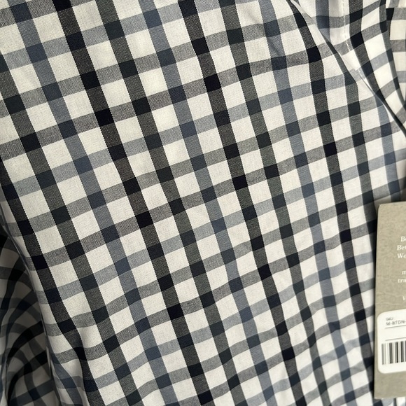 NWT Everlane Blue Plaid Long Sleeve Buttown Down Shirt Size Medium - Picture 5 of 5